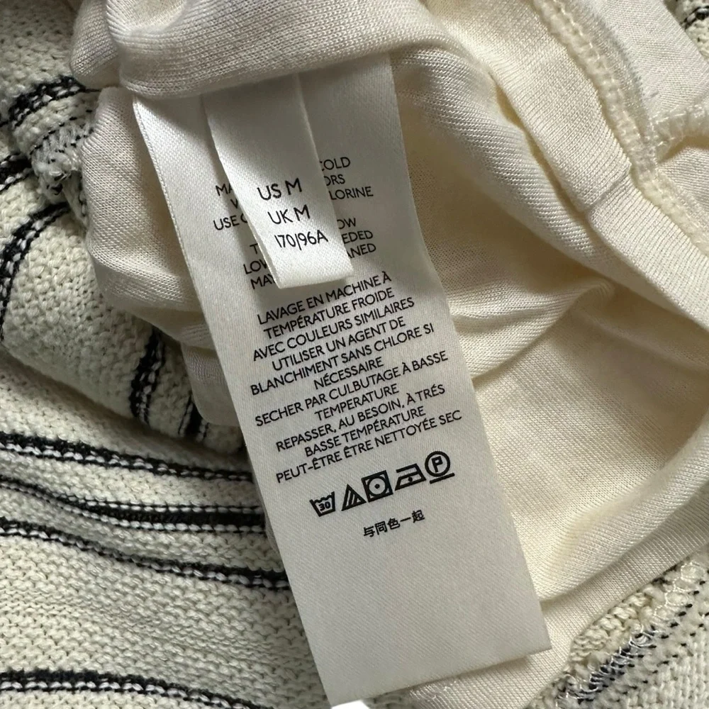 Free People Women Chevron Backless Strappy Knit Midi Dress Sz Medium Cream Black